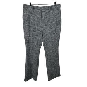 Torrid Gray Houndstooth Plaid Comfort Flex Waistband Knit Boot Trousers Size 24